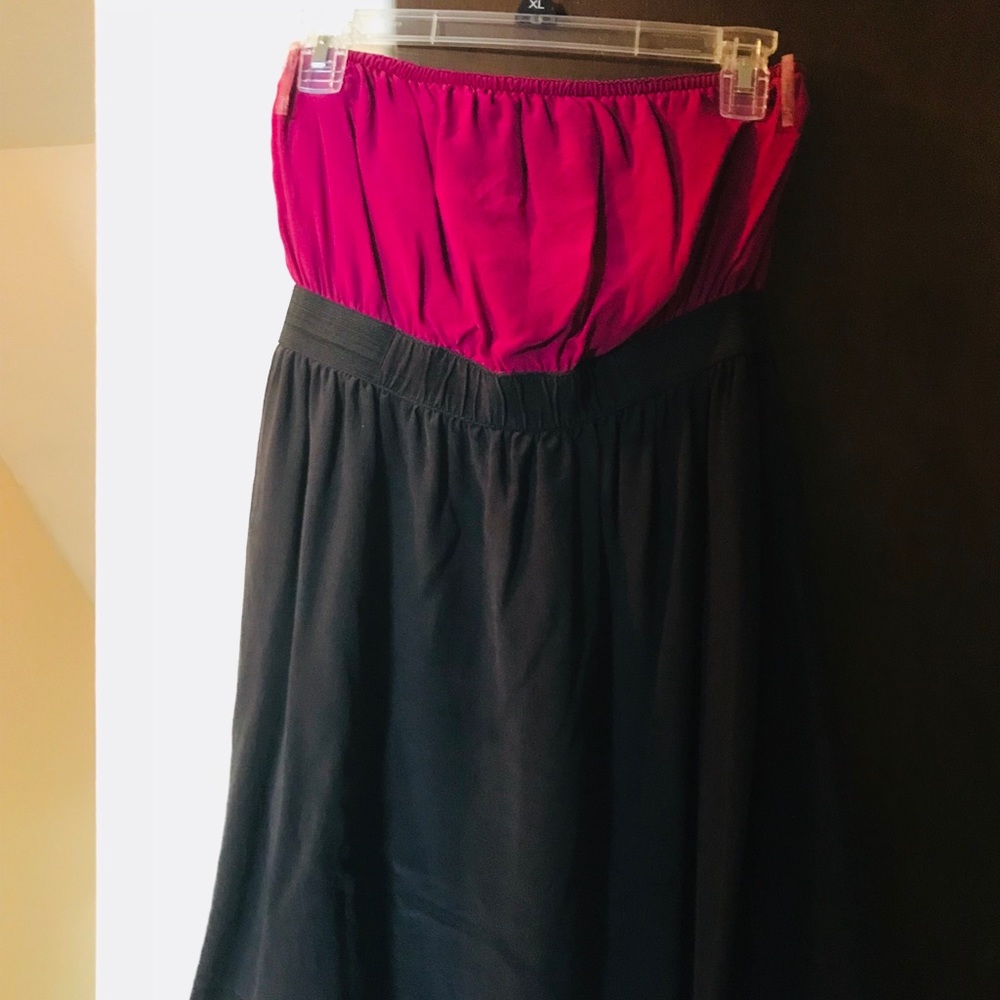 Pink/Black Dress.